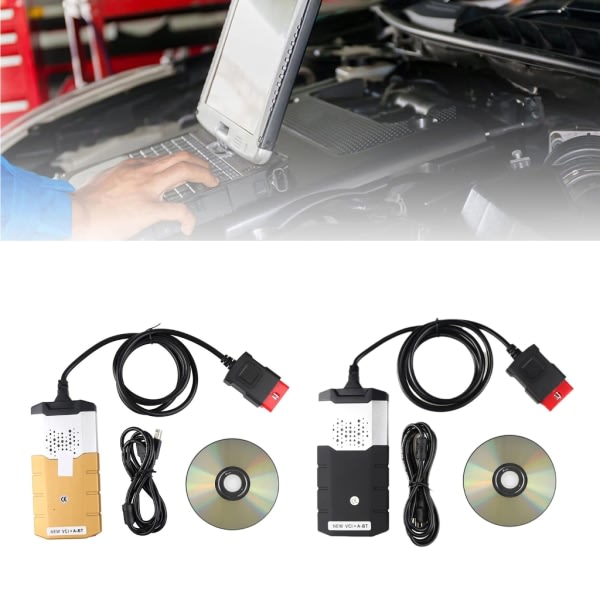 OBD2 Automotive Diagnostic Scanner DS150 CDP Bluetooth Kompatibel Diagnostisk null - Sort DS150