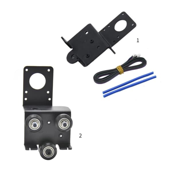 3D-printerdel til Ender-3 Hotend Extruder Bagplade med Remskive 1