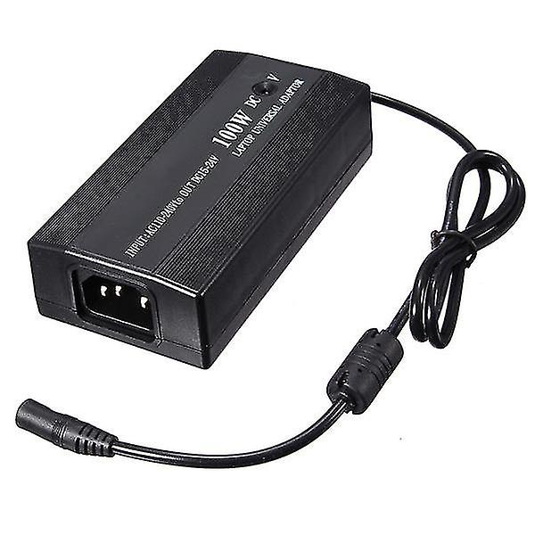 100W Universal AC DC-strømadapter med USB-port & DC-bilkontakt