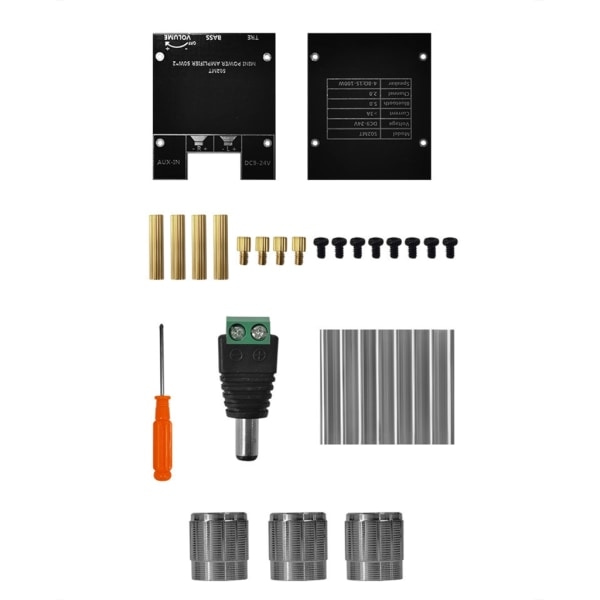 2x50W 2-kanals Bluetooth-kompatibel digital förstärkarkort med AUX