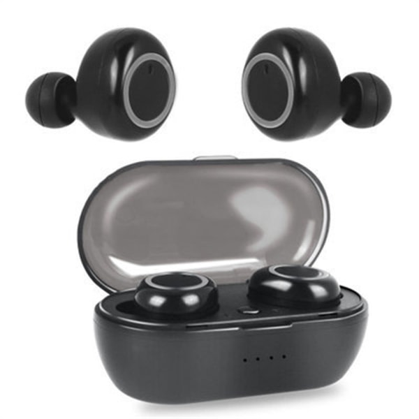W1 hörlurar Trådlösa hörlurar Bluetooth kuuloke Tws Stereo mikrofoni svart grå svart grå