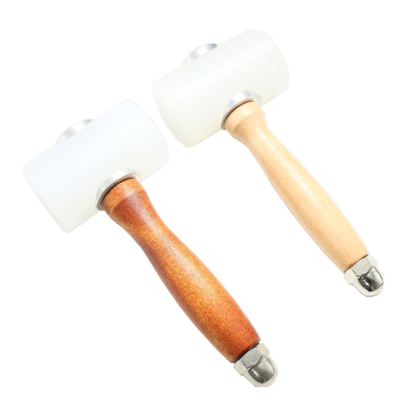 Lær Carving Craft Hammer Tool Kit Kohud Stansning Sømnad A