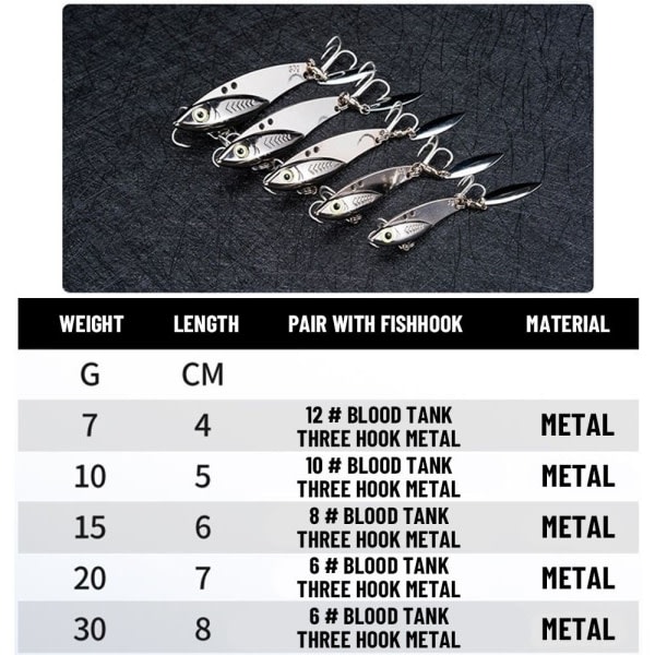 2 stk elektroplatert metall fiskejigg bete GOLD-10G GOLD-10G Gold-10g