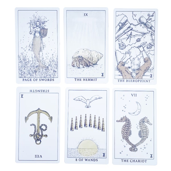 12*7CM Tempest Tarotkort Profeti Skjebne Spådom Deck Familie Flerfarget en størrelse Multicolor one size