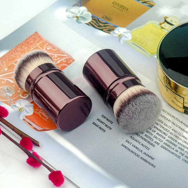 1 st Infällbar borste Infällbar Foundation Powde Makeup Brush