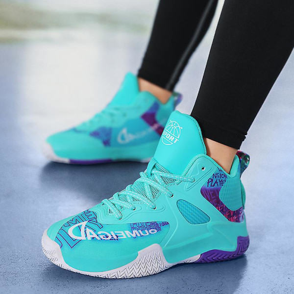 Barnkorgar Mode Löparskor Andas Sneakers Fr2255 Blå 36