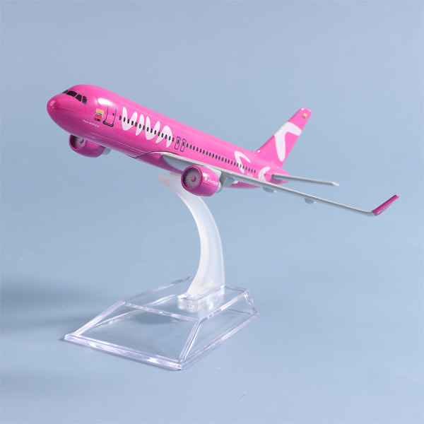 1:400 Metallflygplansmodell Viva Air Aircraft Modell Diecast Ai Röd one size Red one size