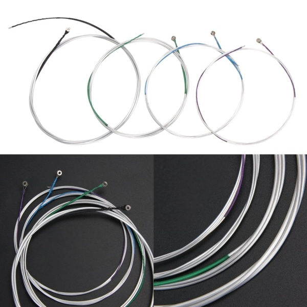 Cellosträngar Komplett Set 4/4 Aluminium-Magnesium Legering Nickelförkromad Boll för Huvudet Varm Ljud Studenter Professionell Entusiasm