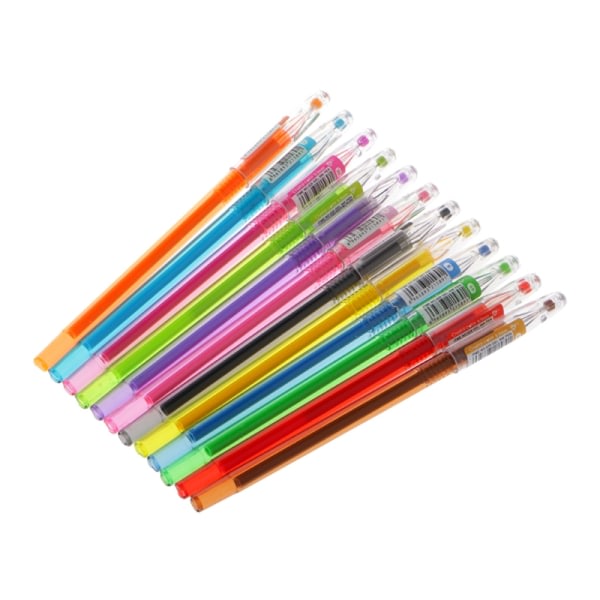 Diamant Gel Pen Skoleartikler Tegn Tilfældig Farvede Penne Student Candy Farve