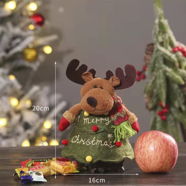 CDQ Julegodteriposer, Gaveeple, Poser, 3D Design (Elg)