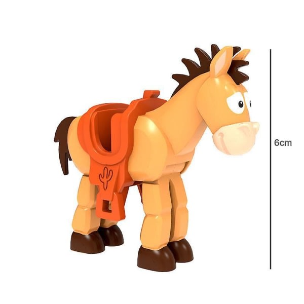 14 Toy Story Byggeklodser Minifigur Grøn Soldat Zach Rød Hjerte Hest Jordbær Bjørn Samlet Dukke Legetøj