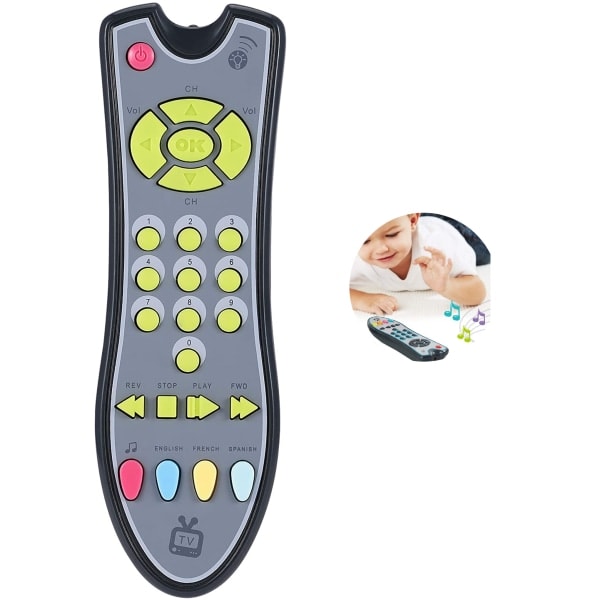Babyfjärrkontroll leksak, fjärrkontroll leksak för bebis