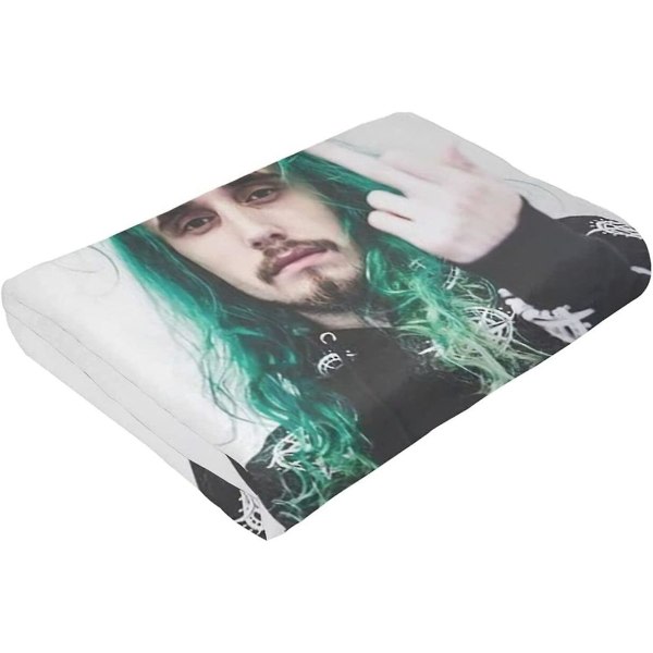 Pouya-filt Ultrablød flanelstæppe 3d-print Fluffy plysstæppe Sengdekoration Sengetæppe til stuens soveværelse (3 størrelser) 50x40in 125x100cm