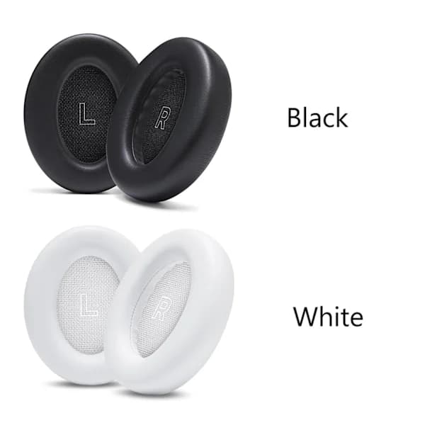 Øreputer til Bose QuietComfort Ultra 1 og 2 – Erstatningsputer Svart Svart