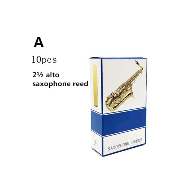 10 st/ Låda G altsaxofonrör Normal nivå G altsaxofon Saxrör styrka 2,5 för nybörjare altsaxofon