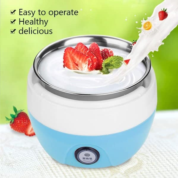 Automatisk Yoghurtmaskine Rustfrit Stål Elektrisk DIY Yoghurt #1 CDQ