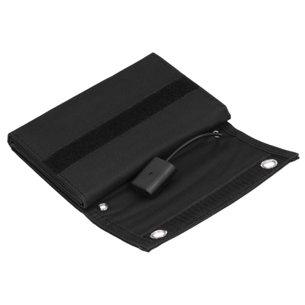 15W 5V USB Solpanel Vikbar Bärbar Monokristallin Solcellsladdare för utomhusbruk