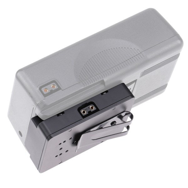 Fickstorlek Mini för Nano V-Lock V-Mount Batteri Power Adapter med D-tap Clamp för NP-F Series Batteri