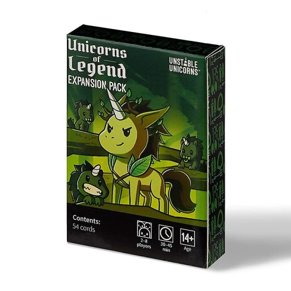 Instable Unicorns Card Game - Et strategisk kortspil og festspil for voksne og tonåringer Legena extension Legena extension