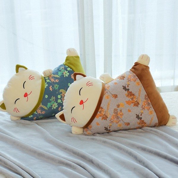 （brun）Plush Doll kinesisk stil kattsoffa putefamilie