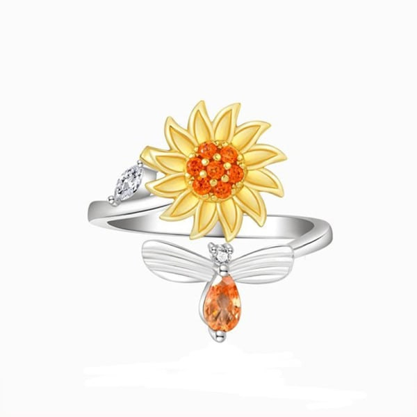 1. justerbar spinnande solsikke antistressring