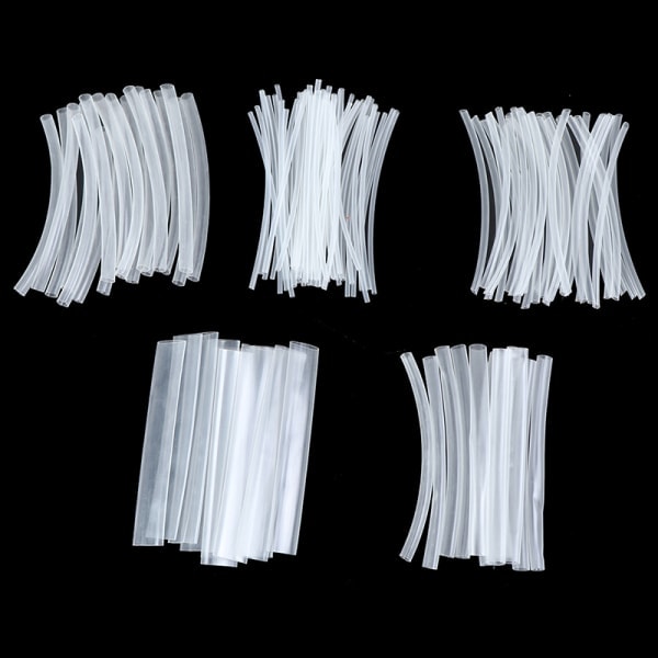 150 st 100 mm 2:1 Krympslang Polyolefin Transparent tub one size one size