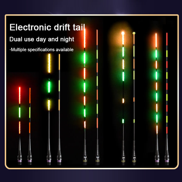 Elektronisk Fiskedrift Svans Dag Och Natt Drift Svans Lysande 4# one size 4# one size