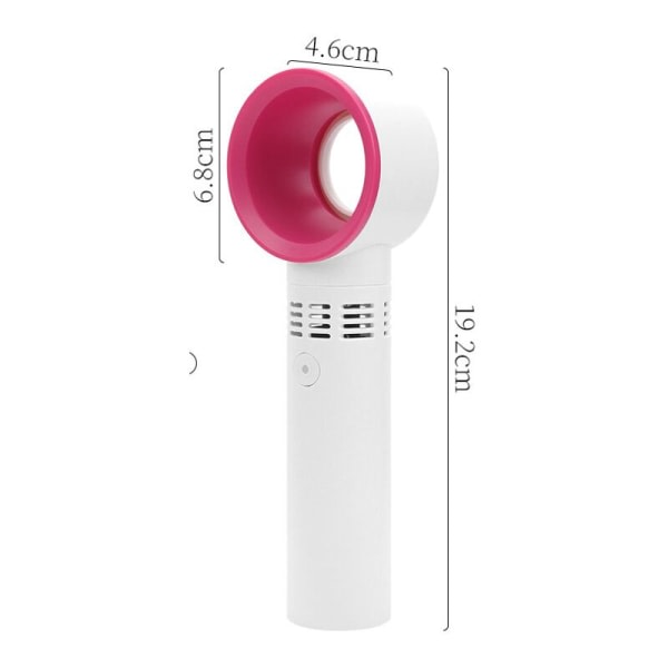 Mini Bärbar USB Opladningsbar Fläkt Ögonfransförlængning Luftkonditionering Fläkt Ögonfransförlængning Vit Liten fläkt