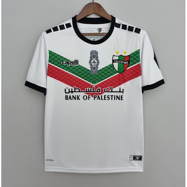 22-23 Palestiinan MM-kisojen pelipaita Koti Vieras Erikoispainos Aikuisten Pelipaita White L