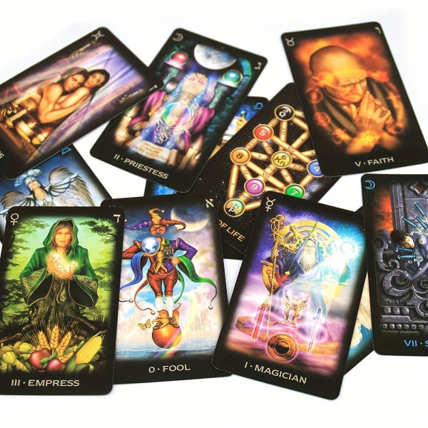 Unelmien Tarot, Onnenennustustarottikortit Täydellinen Syntymäpäiville, Perhetapahtumille ja Juhlille