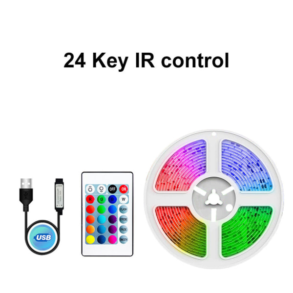 RGB lågspännings LED-ljusremsa 5V Phantom USB-ljusremsa