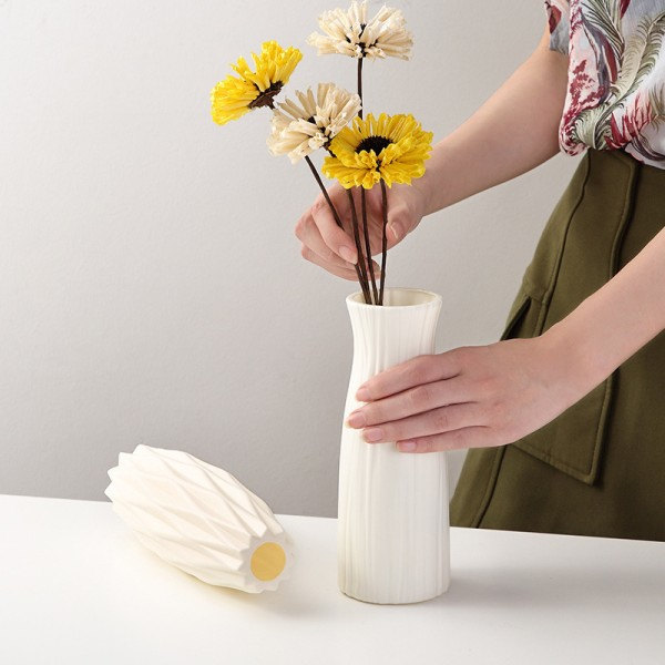 Hem Nordic Plast Vas Enkel Liten Färsk Blomkruka Förvaring A6