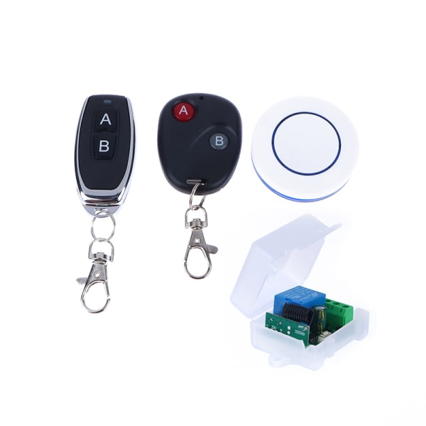 1/2PCS 433 Mhz Port Fjärrkontroll Switch DC 12V 10A Relä Rece A4