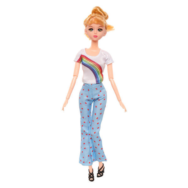 Barbie-muotiasu, 10 kpl, 10 nuken lisävarustetta, lapsille