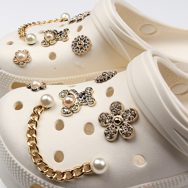 10 Crocs DIY -lisätarviketta, irrotettava kenkäkukka, kenkäsolki ins fa