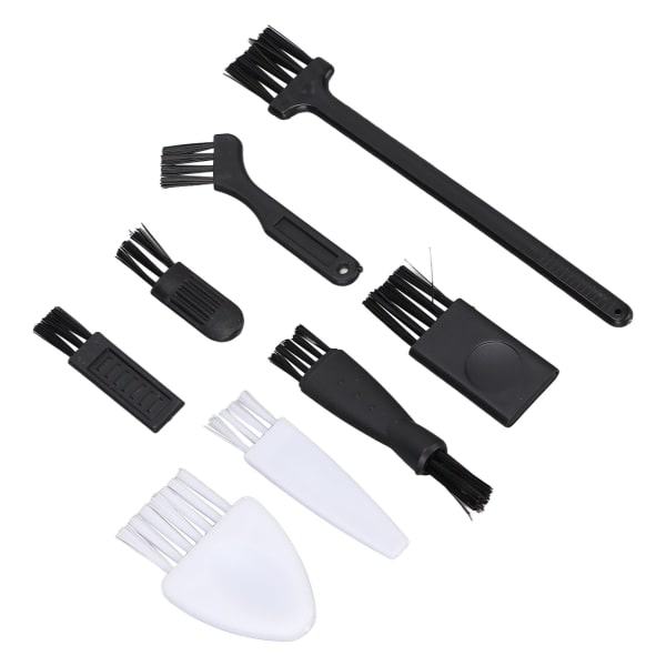 TIMH 8 stk Elektrisk Rakapparat Rengøringsbørste Razor Cleaner Brush Set til Husholdningsapparater Computertilbehør