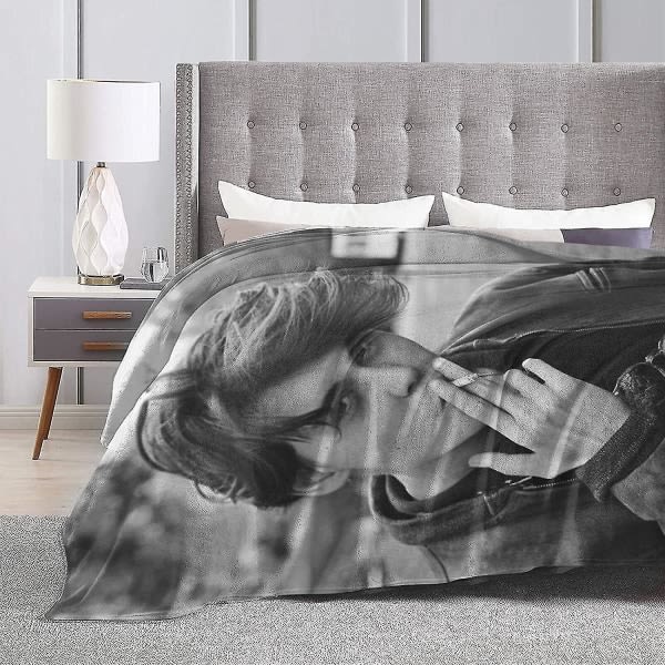 Johnny Depp Filt Ultramjuk flanellfilt 3d- print Fluffig plyschfilt Sängdekoration Sängfilt til stuemet Sovrumsdekoration 50x40in 125x100cm