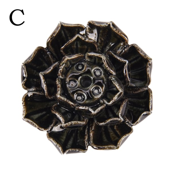 Keramisk røgelsebrænder holder Lotus Catcher Plate Natural C onesize C onesize