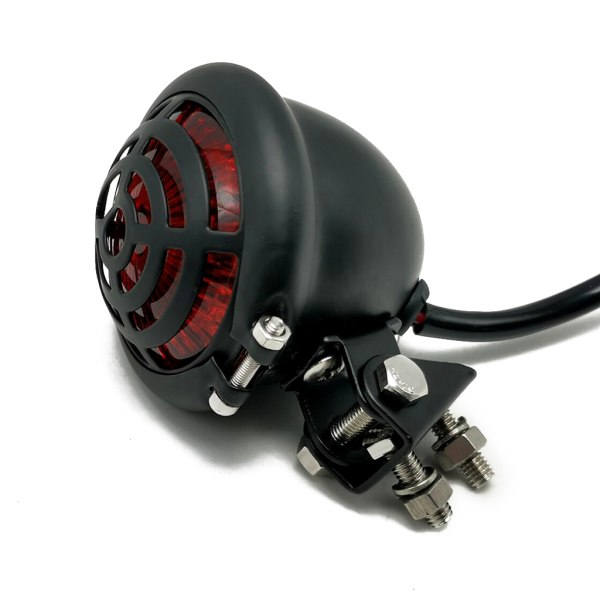 Vandtæt 12V Universal Motorcykel Blinklys Baglygte Motorcykel Baglygte Baglygte Nummerplade LED Baglygte Sort