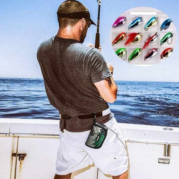 Lockbete Set Lockbete Box Bet Öring Fiske Sked Set Enkelkrok