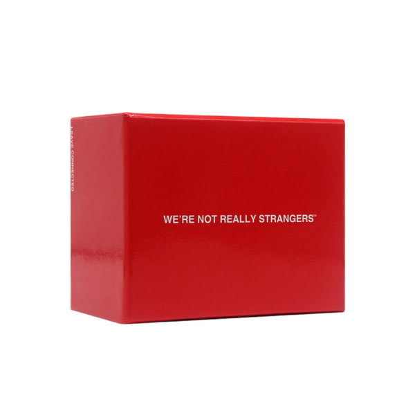 We're Not Really Strangers Card Game - Kortspil og Icebreaker rød red