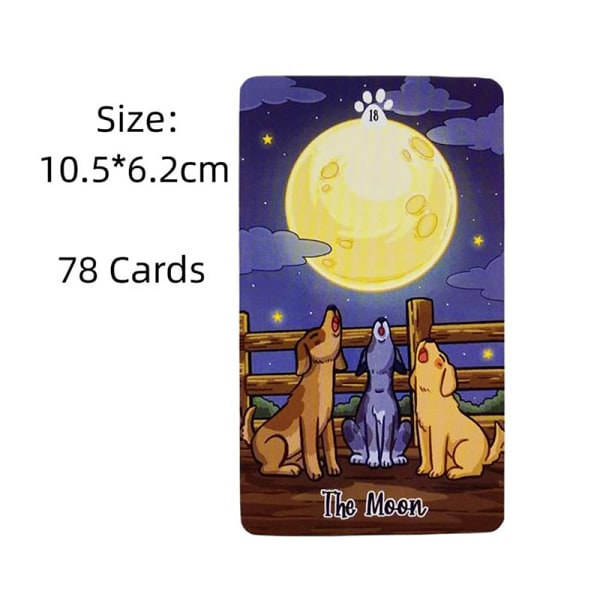 Labradorable Tarot-kort profetia öde spådom däck familj Pa En storlek A One size