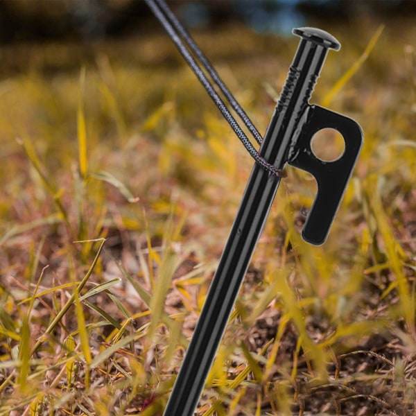 4 stk Stål Utomhus Camping Strand Teltplugger Jordstikker (30cm)