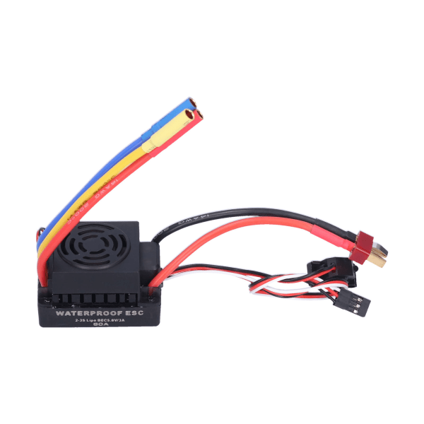 60A RC harjaton vedenpitävä elektroninen nopeudensäädin ESC 1/10 kauko-ohjattavaan autoon