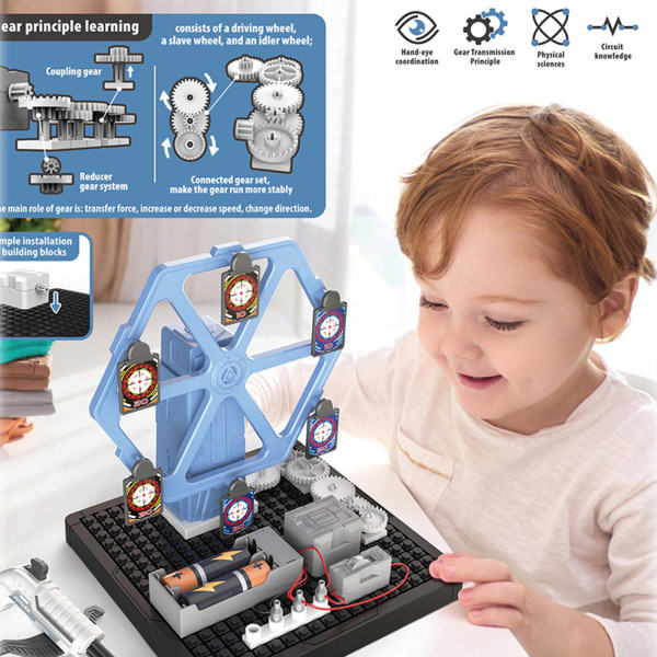 Ritrobot DIY Målarhantverk Kit STEM Konstruktion Aktivitetsleksaker för Barn 6+ År Gamla Pojkar Flickor Bästa Presenter för Barn null - A