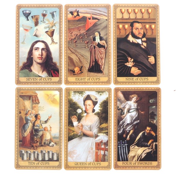 Vaikutusvalta enkelikortti Tarot-korttipeli Englanti Divinati Monivärinen onesize Multicolor onesize