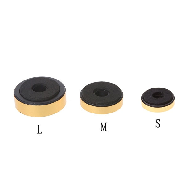 Universal isoleringsstativ fotkuddar Stötsäkra mattor Högkonfigurationshårdvara minskar resonansmatta Svart 40,5mmx13,5mm