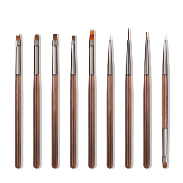 Nagelkonstborste Ritverktyg Spets-Brush Manikyr Gel Polish UV A6 onesize A6 onesize