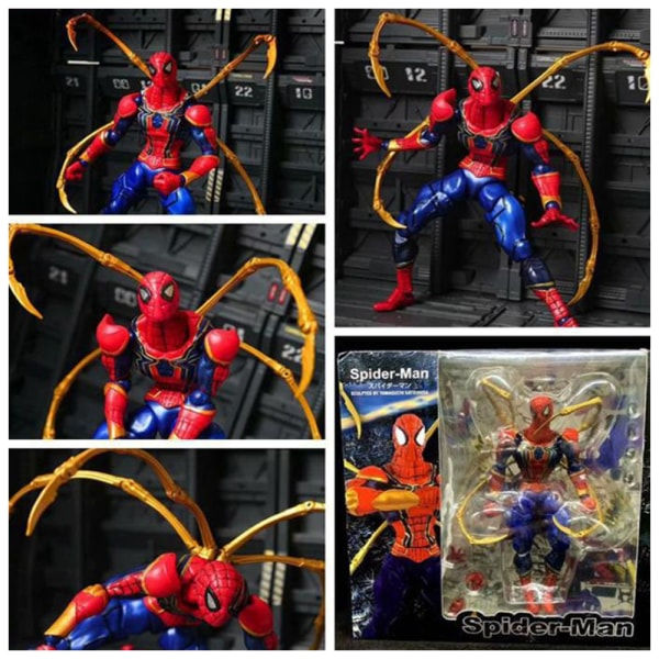 Iron Spider-Man Actionfigur Staty Figur Samlarobjekt Modell