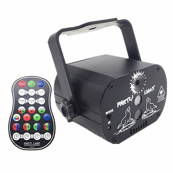 60 mönster projektor scenljus LED RGB Party KTV Club DJ Dis 10*20*20